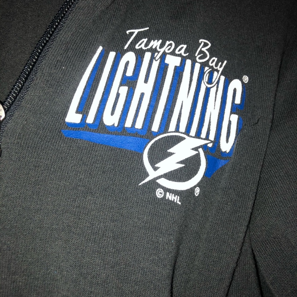 NHL Tampa Lightning grey quarter zip